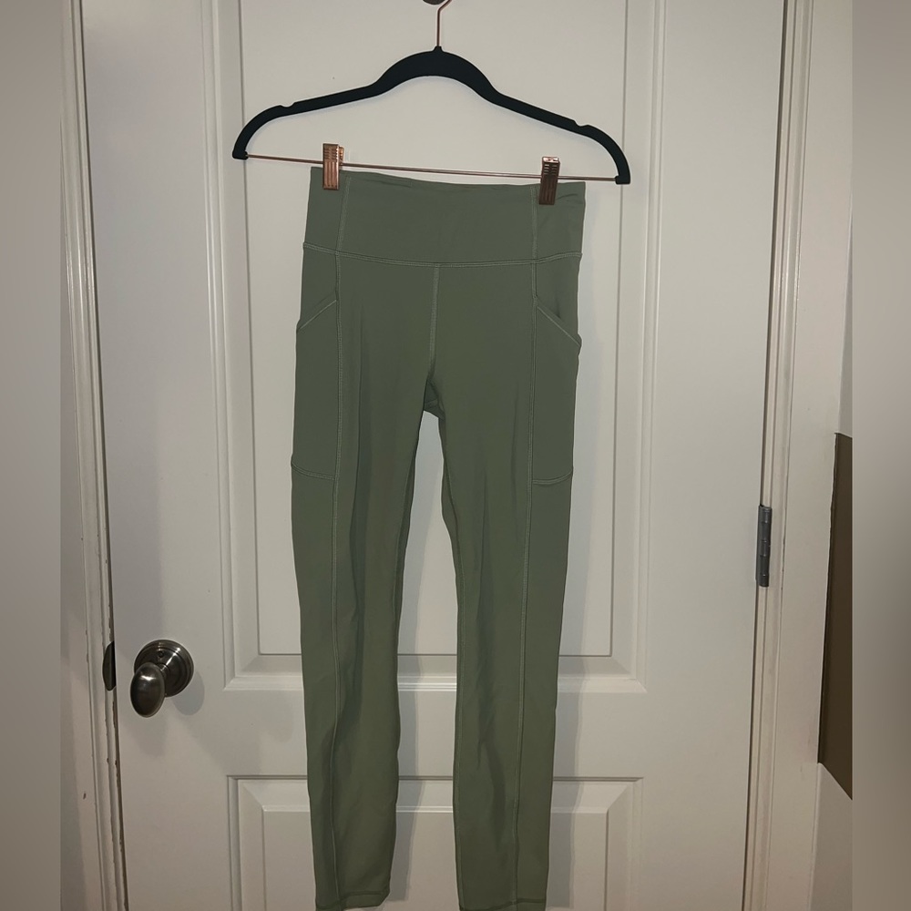 Vista Green 25” lululemon invigorate high-waist leggings with pockets